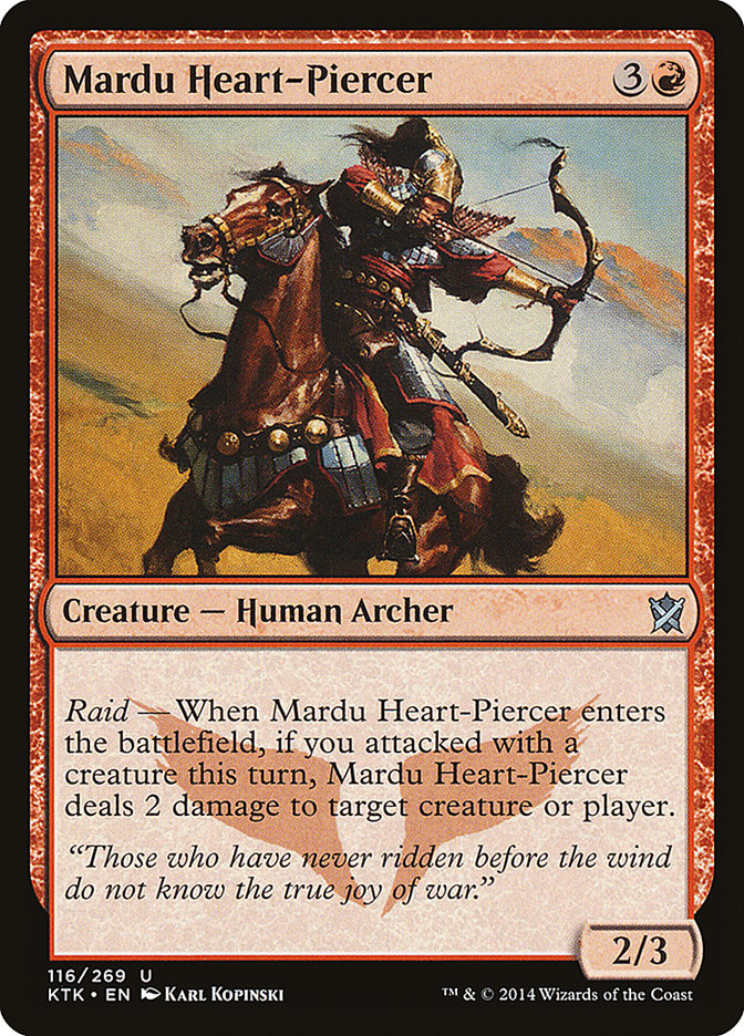 Mardu Heart-Piercer [Khans of Tarkir] Foil