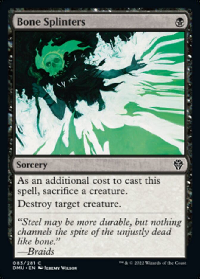 Bone Splinters [Dominaria United] Foil