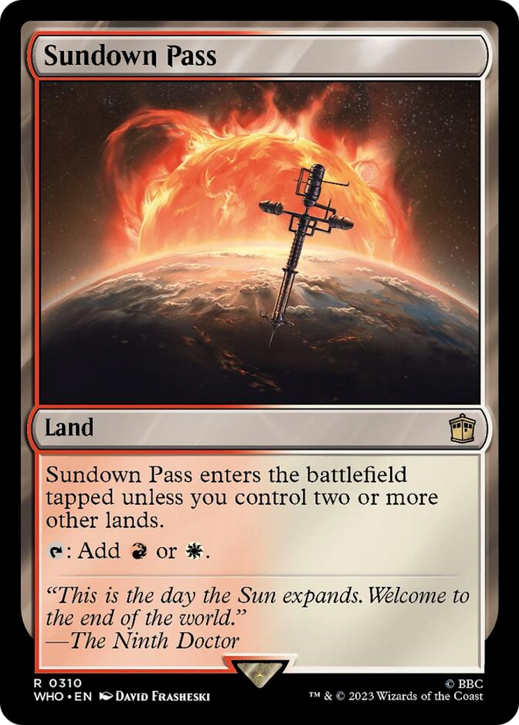Sundown Pass [Doctor Who] Foil