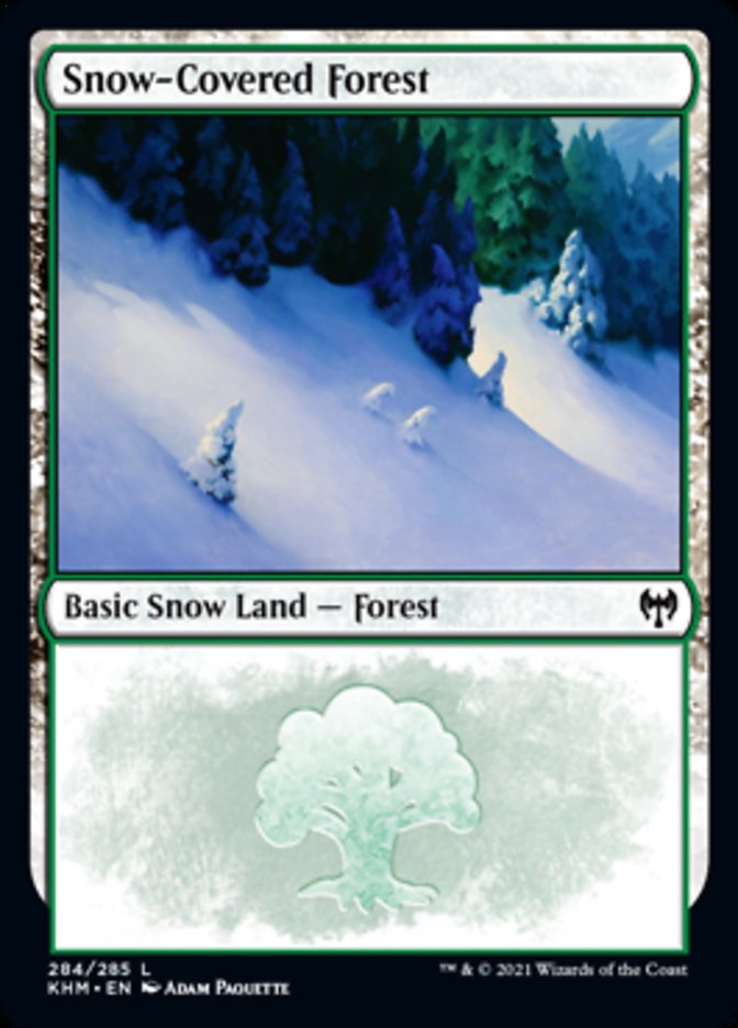 Snow-Covered Forest (284) [Kaldheim] Foil