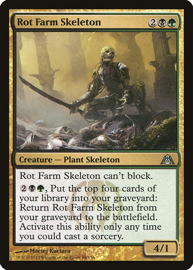 Rot Farm Skeleton [Dragon's Maze] Foil