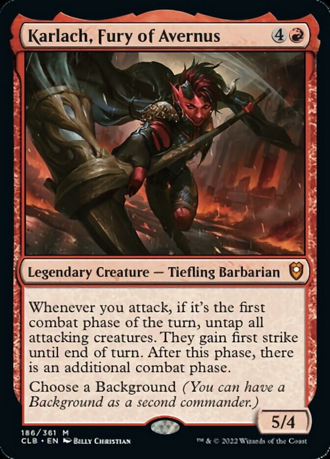 Karlach, Fury of Avernus [Commander Legends: Battle for Baldur's Gate] Foil