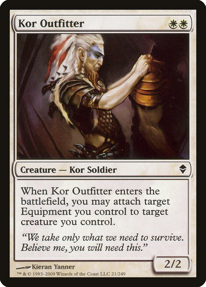 Kor Outfitter [Zendikar] Foil