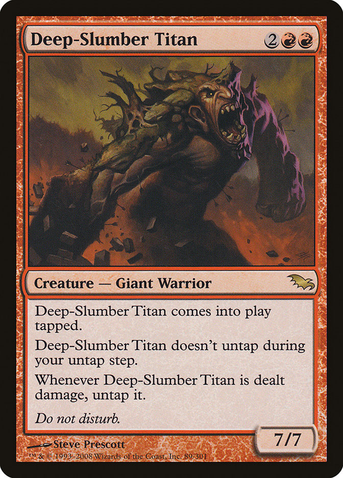 Deep-Slumber Titan [Shadowmoor] Foil