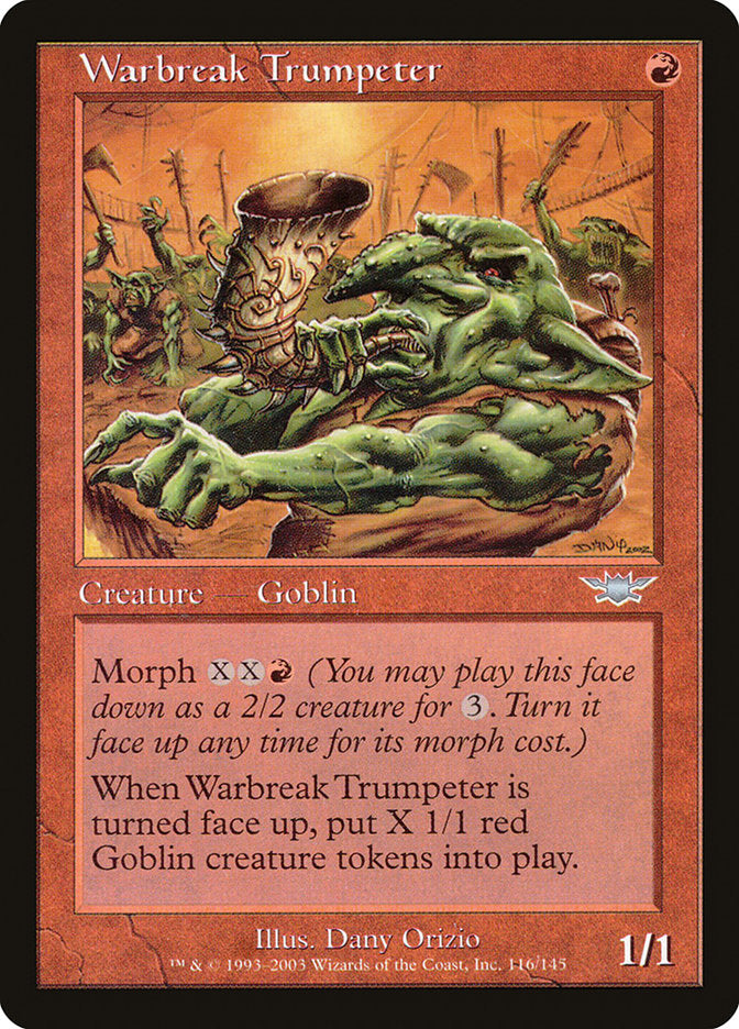 Warbreak Trumpeter [Legions] Foil