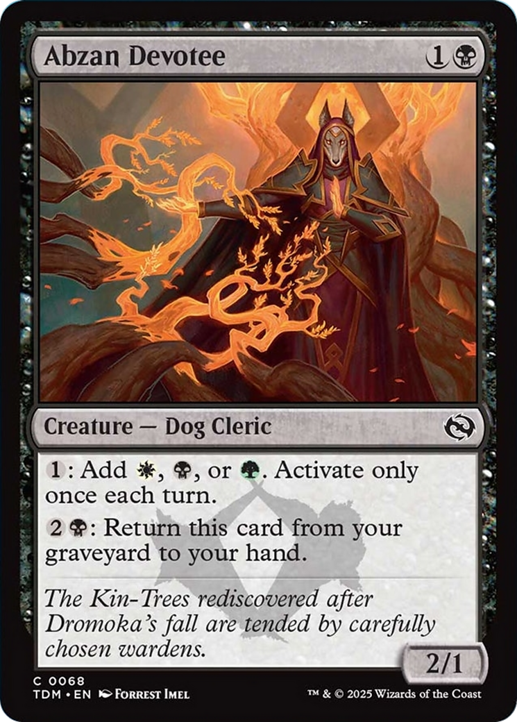 Abzan Devotee [Tarkir: Dragonstorm] Foil