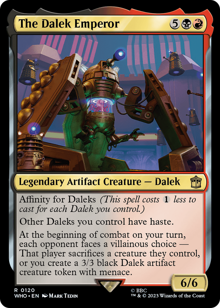 The Dalek Emperor (Extended Art) [Doctor Who] Foil