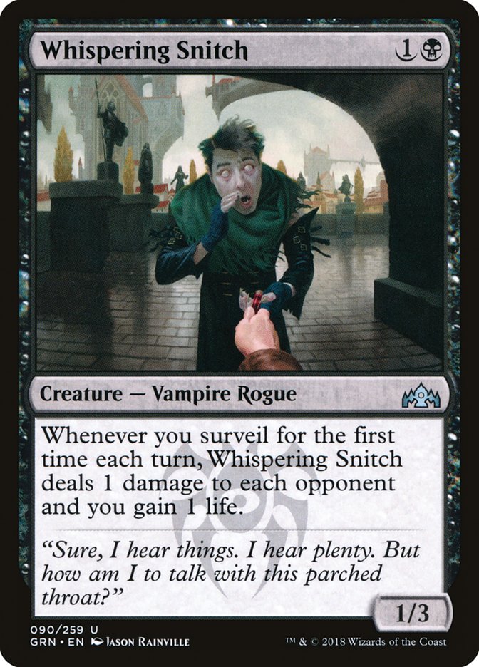 Whispering Snitch [Guilds of Ravnica] Foil