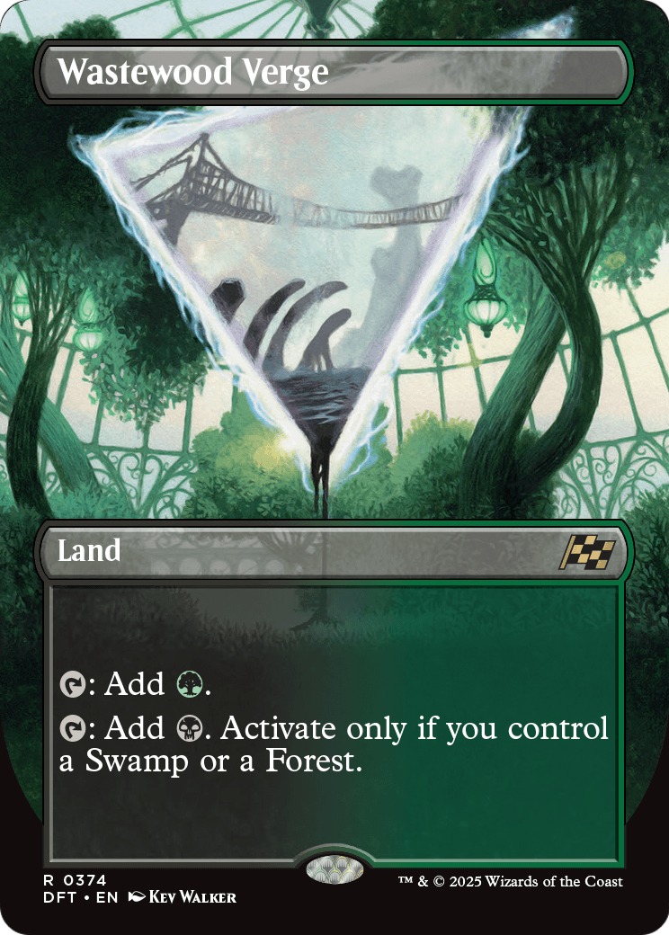 Wastewood Verge (Borderless) [Aetherdrift] Foil