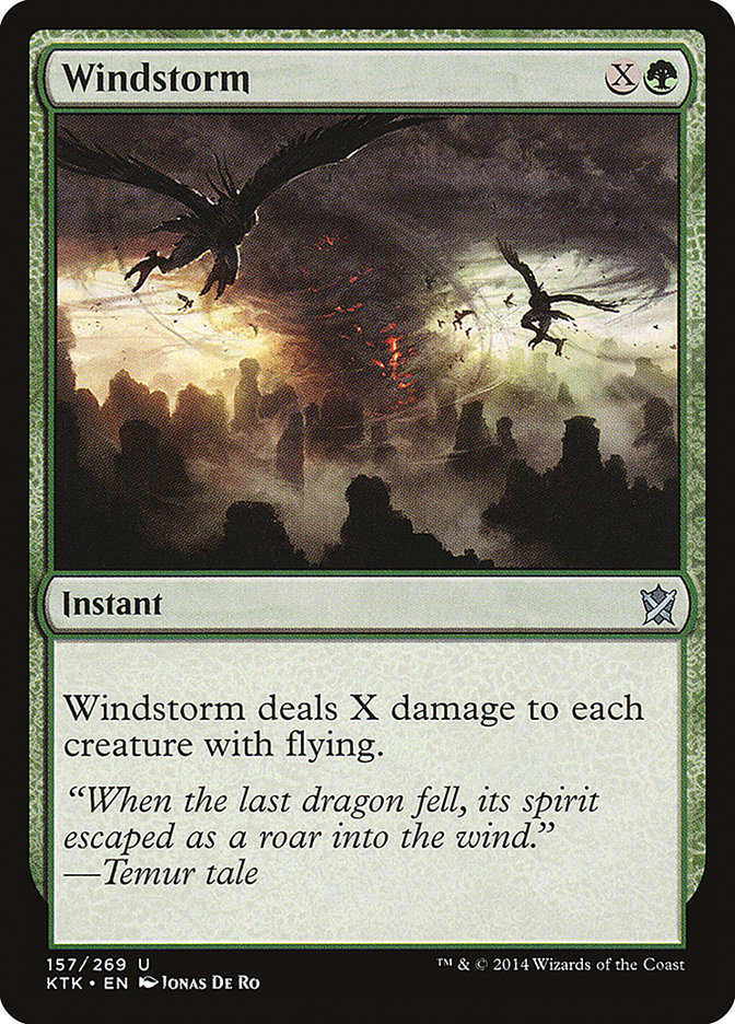 Windstorm [Khans of Tarkir] Foil