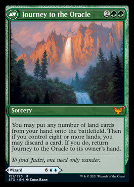 Jadzi, Oracle of Arcavios // Journey to the Oracle [Strixhaven: School of Mages] Foil