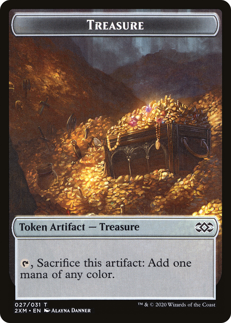 Treasure  [Double Masters Tokens] Foil