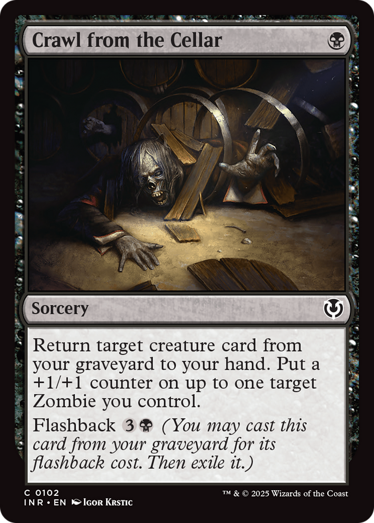 Crawl from the Cellar [Innistrad Remastered] Foil
