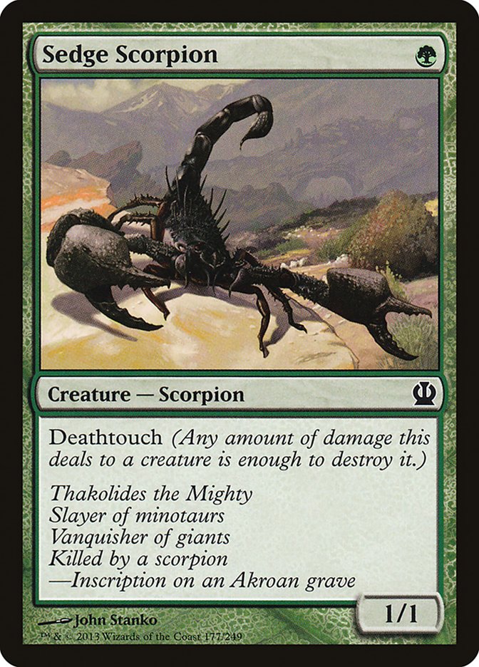 Sedge Scorpion [Theros] Foil