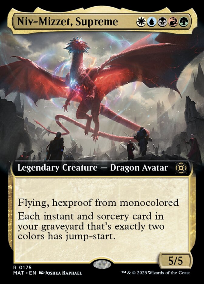 Niv-Mizzet, Supreme (Extended Art) [March of the Machine: The Aftermath] Foil
