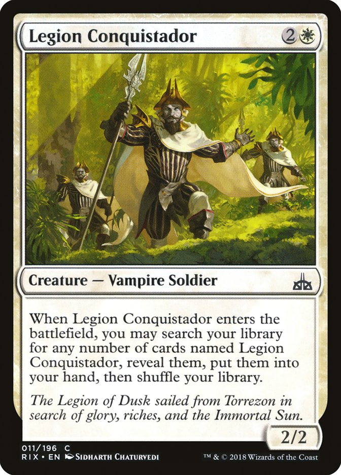 Legion Conquistador [Rivals of Ixalan] Foil