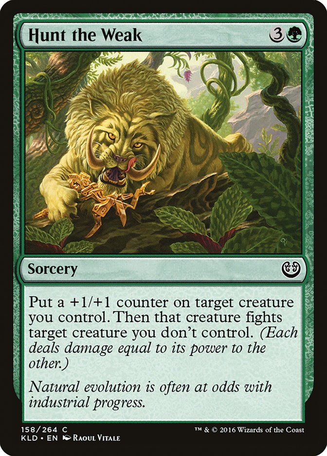 Hunt the Weak [Kaladesh] Foil