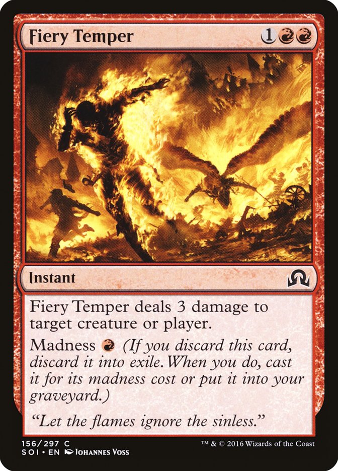 Fiery Temper [Shadows over Innistrad] Foil