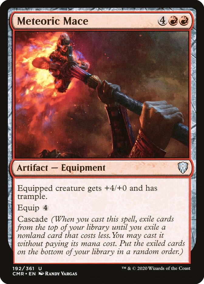 Meteoric Mace [Commander Legends] Foil