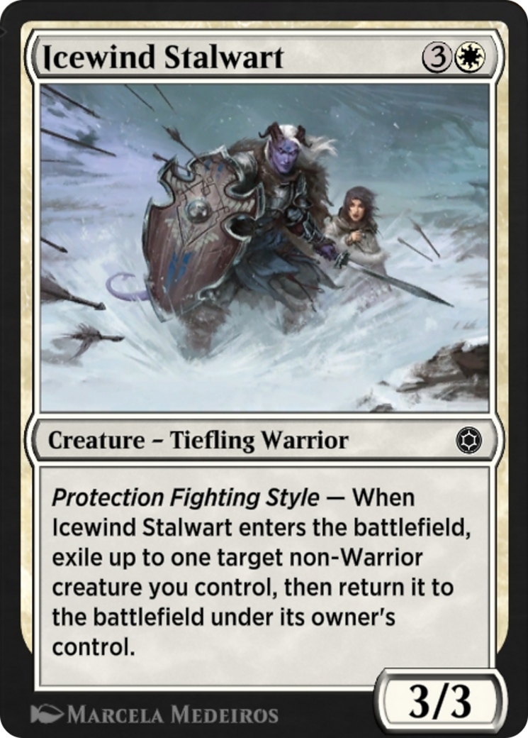 Icewind Stalwart  [Alchemy Horizons: Baldur's Gate]
