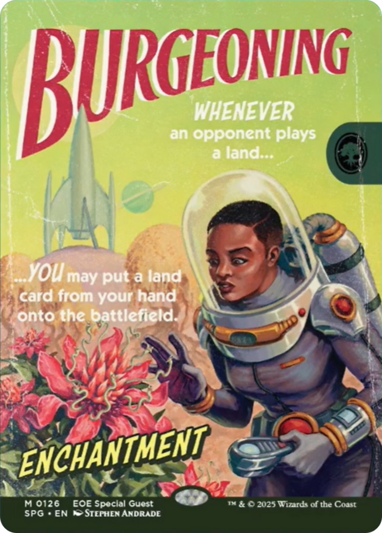 Burgeoning (Showcase) [Edge of Eternities Special Guests] Foil