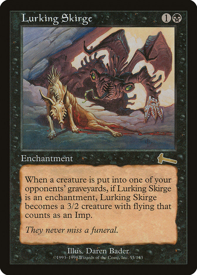 Lurking Skirge [Urza's Legacy] Foil