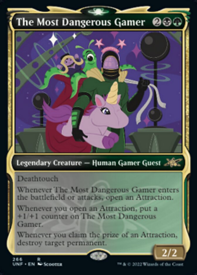 The Most Dangerous Gamer (Showcase) [Unfinity] Foil