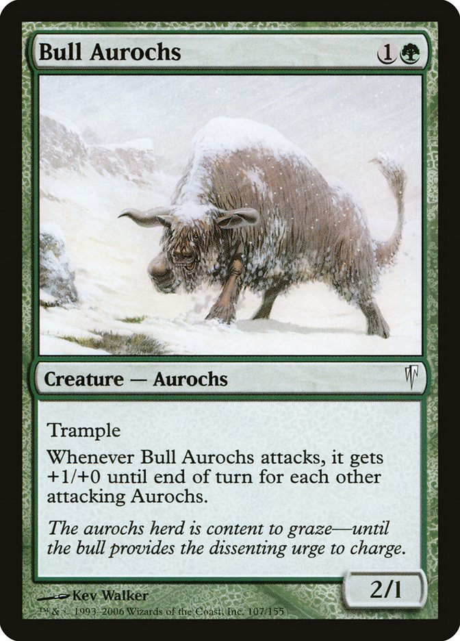 Bull Aurochs [Coldsnap] Foil
