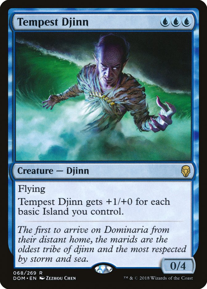 Tempest Djinn [Dominaria] Foil
