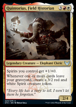 Quintorius, Field Historian [Strixhaven: School of Mages] Foil