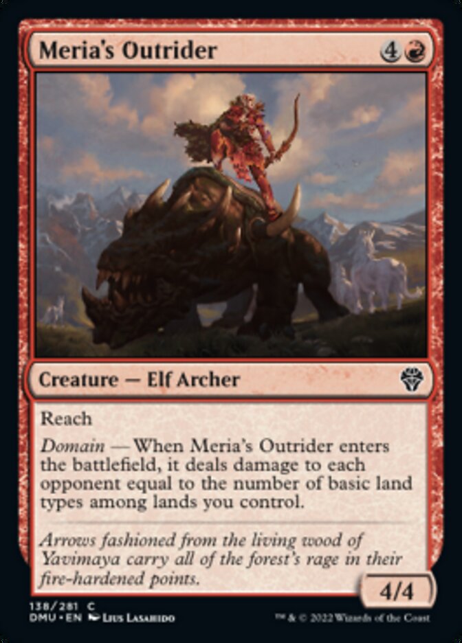 Meria's Outrider [Dominaria United] Foil