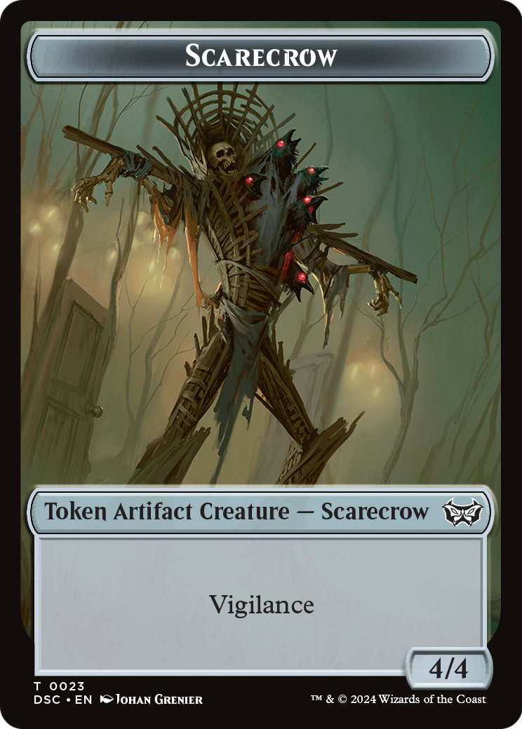 Scarecrow  [Duskmourn Commander Tokens] Foil