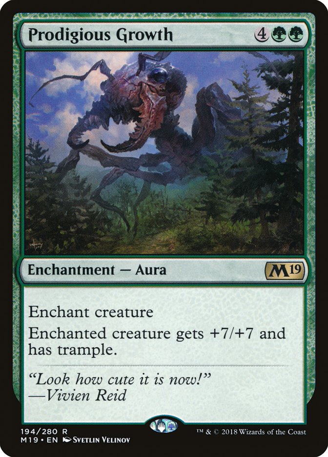 Prodigious Growth [Core Set 2019] Foil