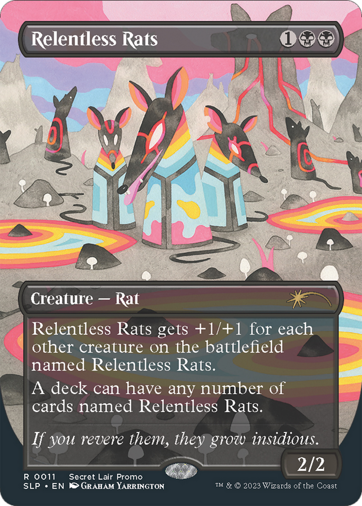 Relentless Rats (0011) [Secret Lair Showdown] Foil