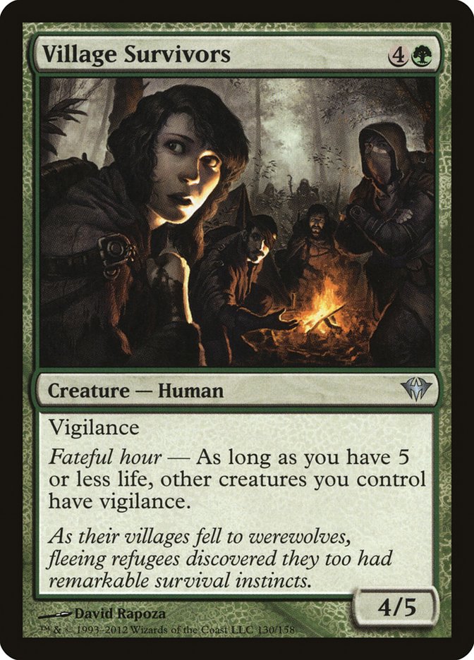 Village Survivors [Dark Ascension] Foil