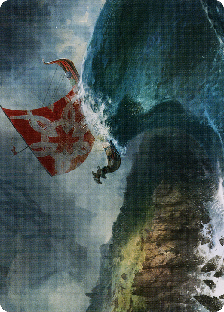 Run Ashore // Run Ashore  [Art Series: Kaldheim] (Borderless) Foil