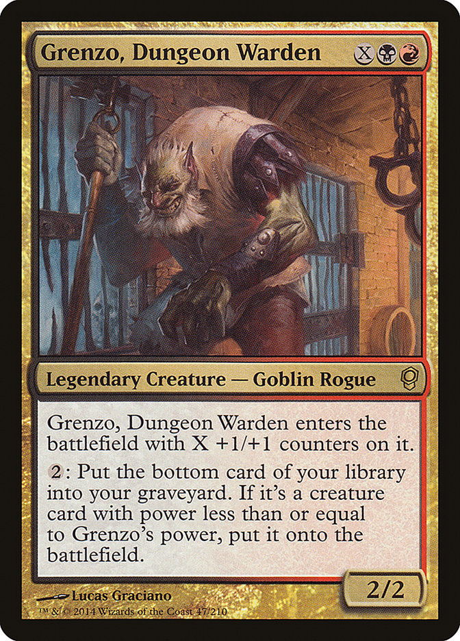 Grenzo, Dungeon Warden [Conspiracy] Foil