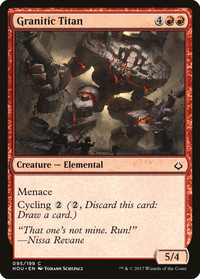Granitic Titan [Hour of Devastation] Foil