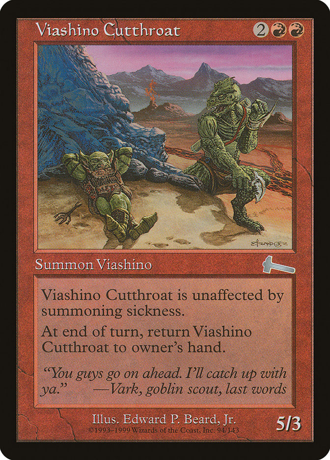 Viashino Cutthroat [Urza's Legacy] Foil