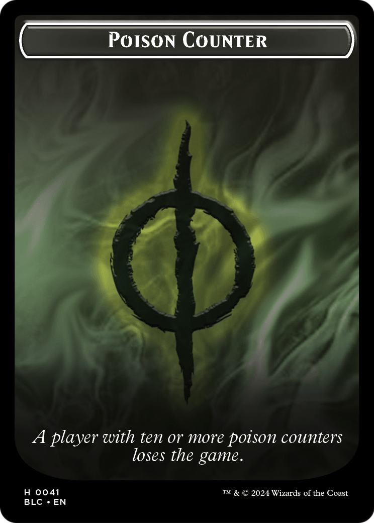 Poison Counter  [Bloomburrow Commander Tokens]