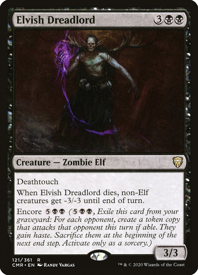 Elvish Dreadlord [Commander Legends] Foil