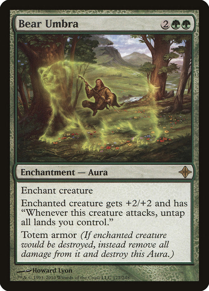 Bear Umbra [Rise of the Eldrazi] Foil
