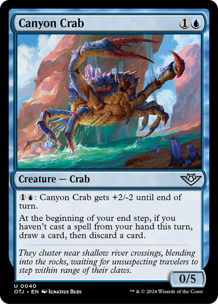Canyon Crab [Outlaws of Thunder Junction] Foil