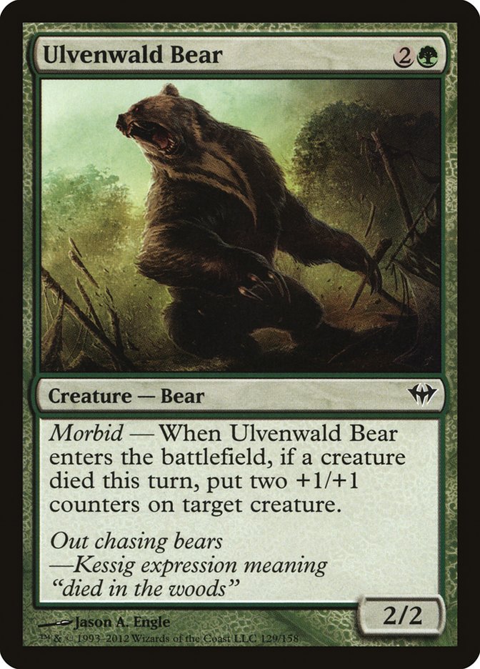 Ulvenwald Bear [Dark Ascension] Foil