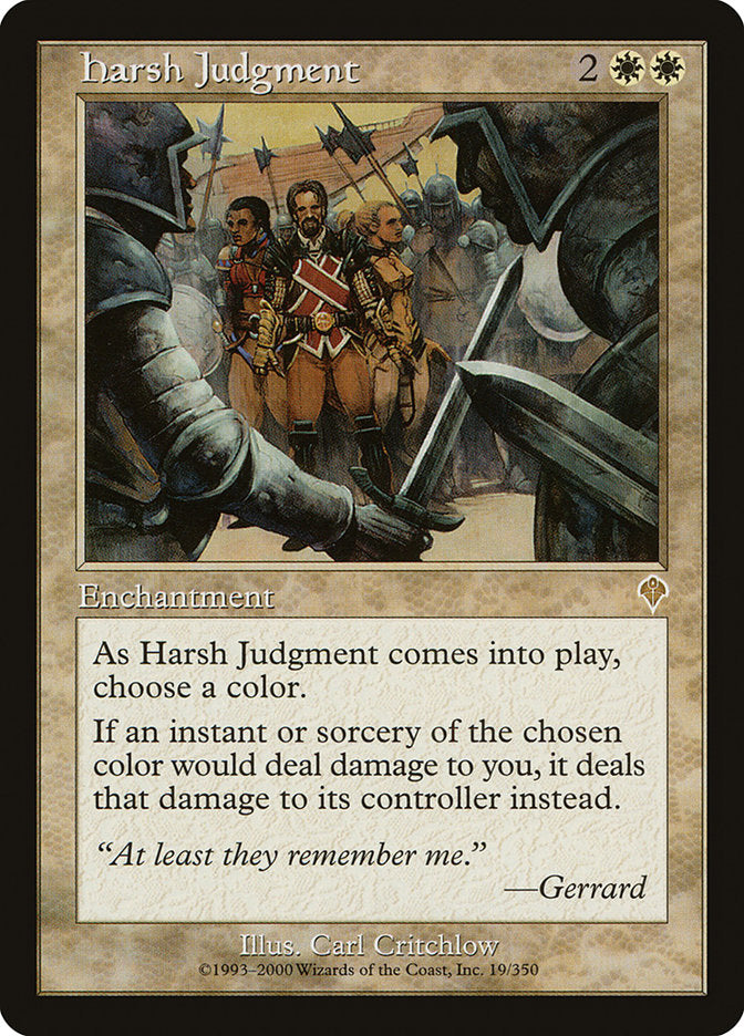Harsh Judgment [Invasion] Foil