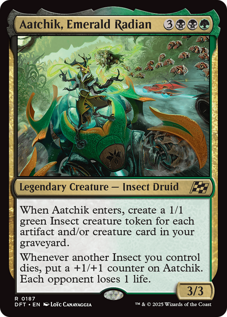 Aatchik, Emerald Radian [Aetherdrift] Foil