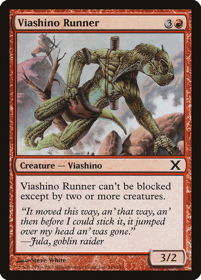 Viashino Runner [Tenth Edition] Foil