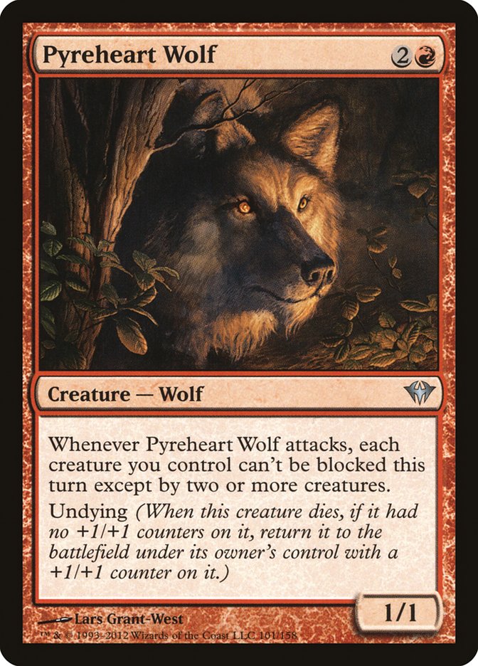 Pyreheart Wolf [Dark Ascension] Foil