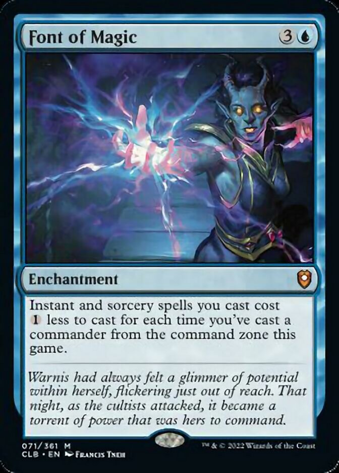 Font of Magic [Commander Legends: Battle for Baldur's Gate] Foil