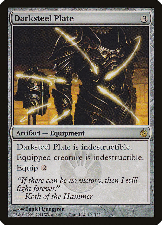 Darksteel Plate [Mirrodin Besieged] Foil